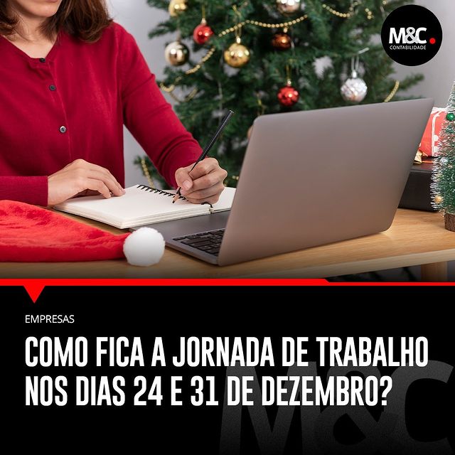 Como fica a jornada de trabalho nos dias 24 e 31 de dezembro?