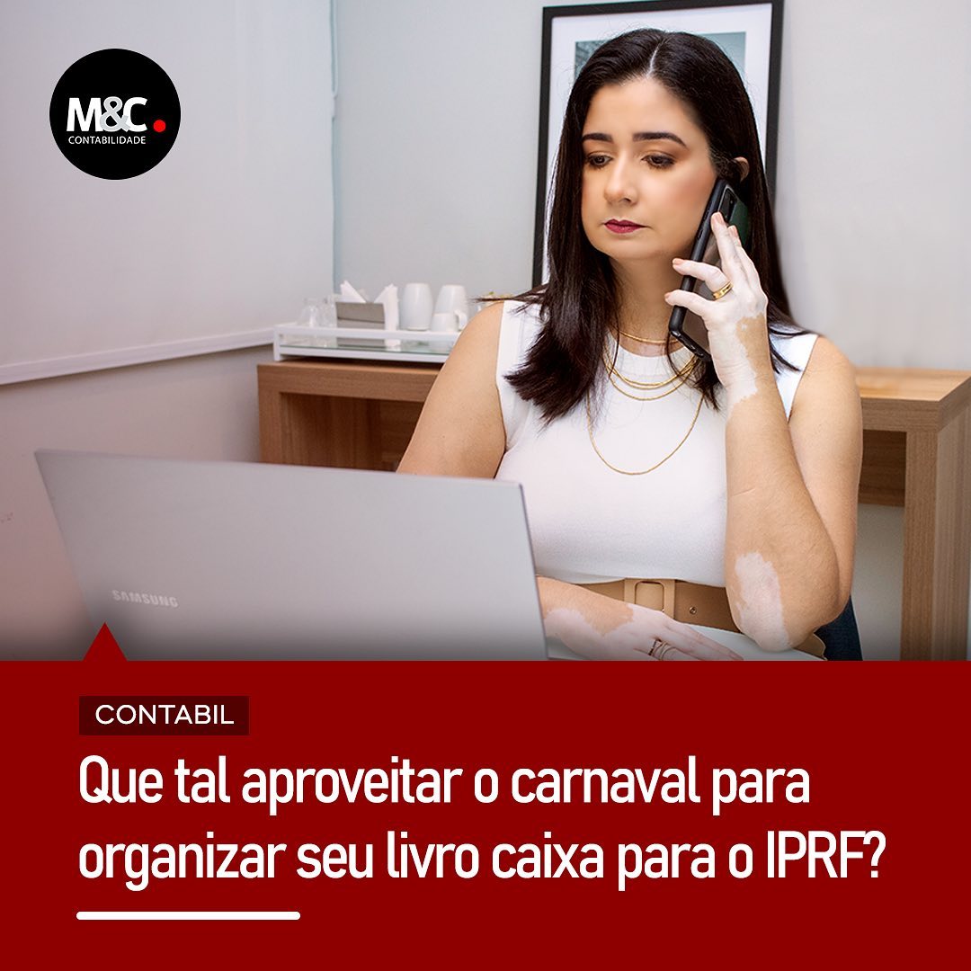 Que tal aproveitar o carnaval para organizar seu livro caixa para o IPRF?