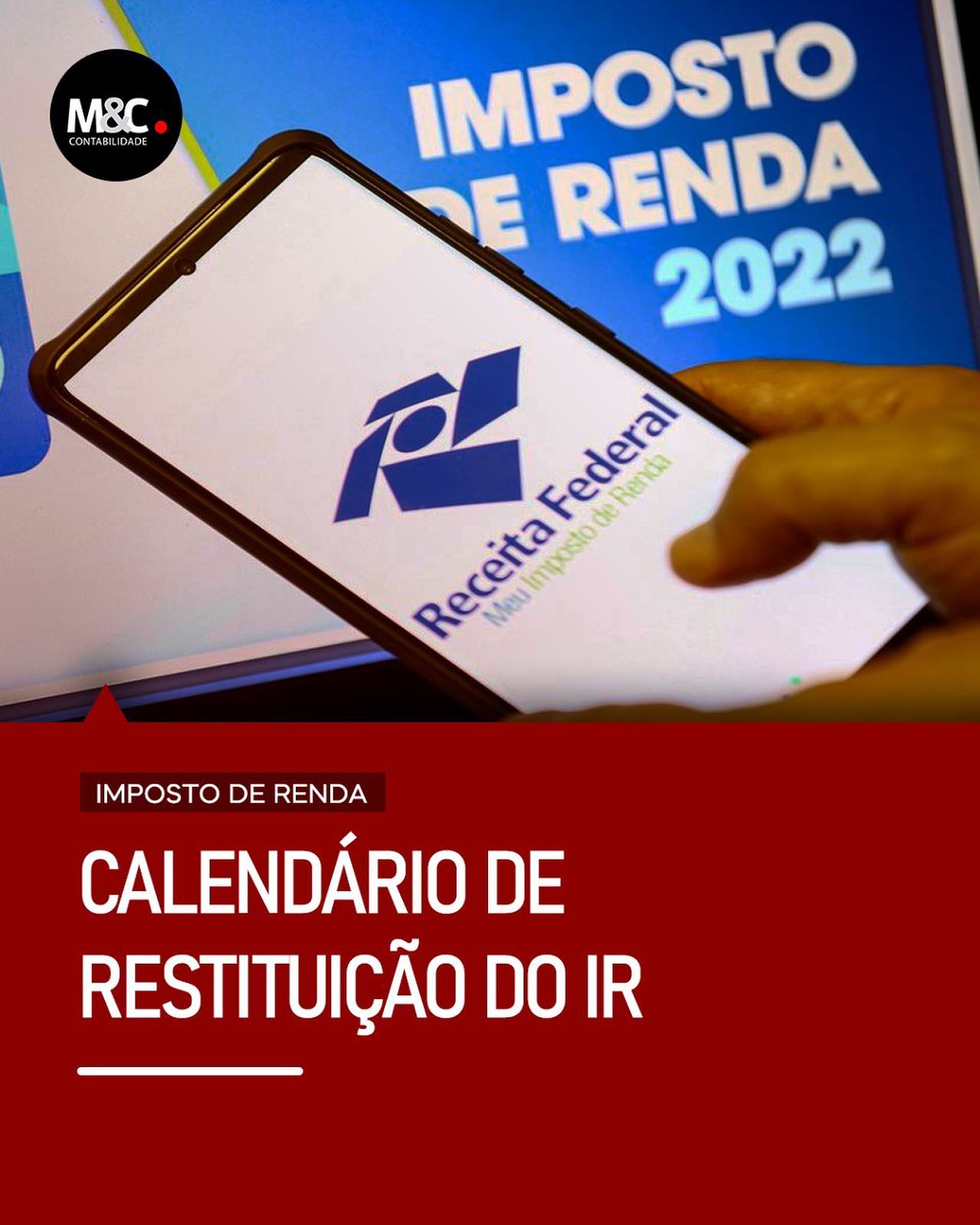 Calendário de restituição do IR