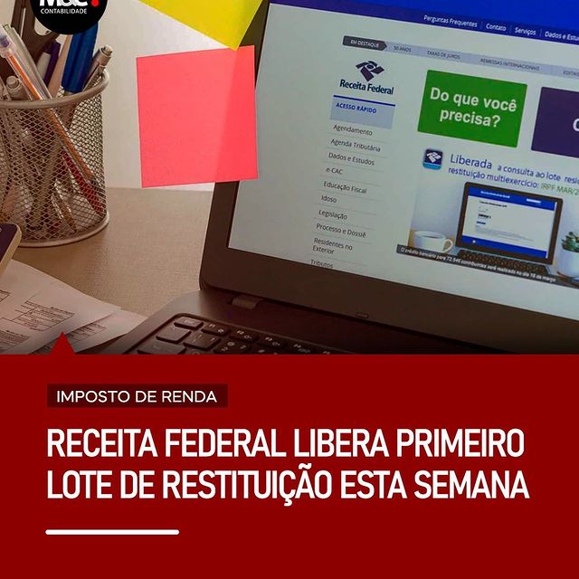 Receita Federal libera primeiro lote de restituição esta semana