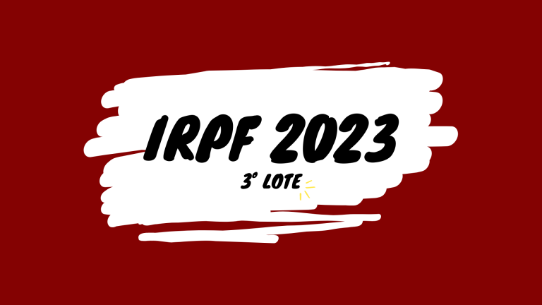 3º LOTE DO IRPF 2023 LIBERADO!
